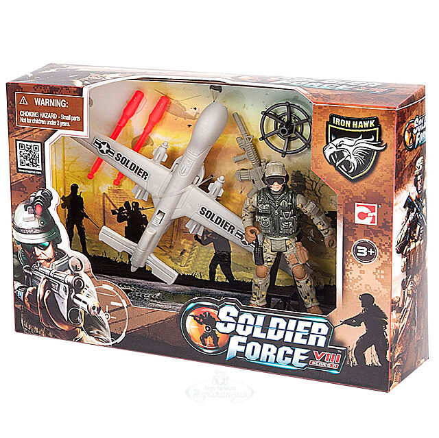 Игровой набор Разведчик с беспилотником Chap Mei