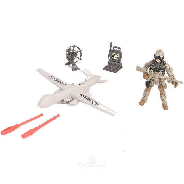 Игровой набор Разведчик с беспилотником Chap Mei