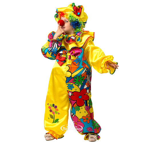 Карнавальный костюм Клоун, рост 140 см Батик