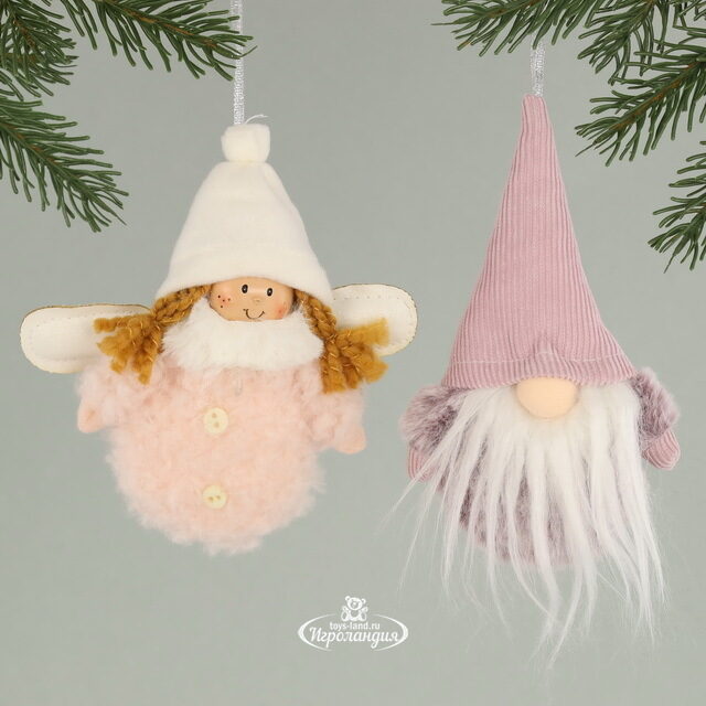 Набор елочных игрушек Christmas Motife 14-18 см, 6 шт, подвеска Kaemingk