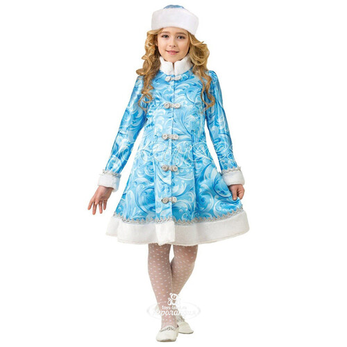 Карнавальный костюм Снегурочка Сказочная, рост 134 см Батик
