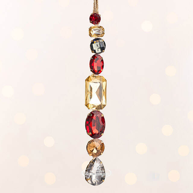 Елочная подвеска Bracciale Rubino 14 см, подвеска Kaemingk