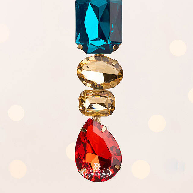 Елочная подвеска Bracciale Turchese 14 см, подвеска Kaemingk