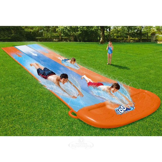 Водная дорожка для скольжения Triple Slide 488 см Bestway