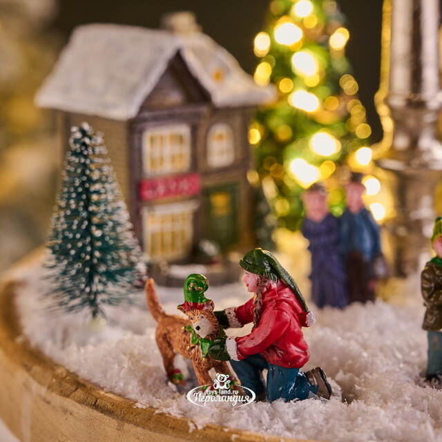 Набор фигурок Подготовка к Собачьему Маскараду 4 см, 3 шт Lemax (Лемакс)