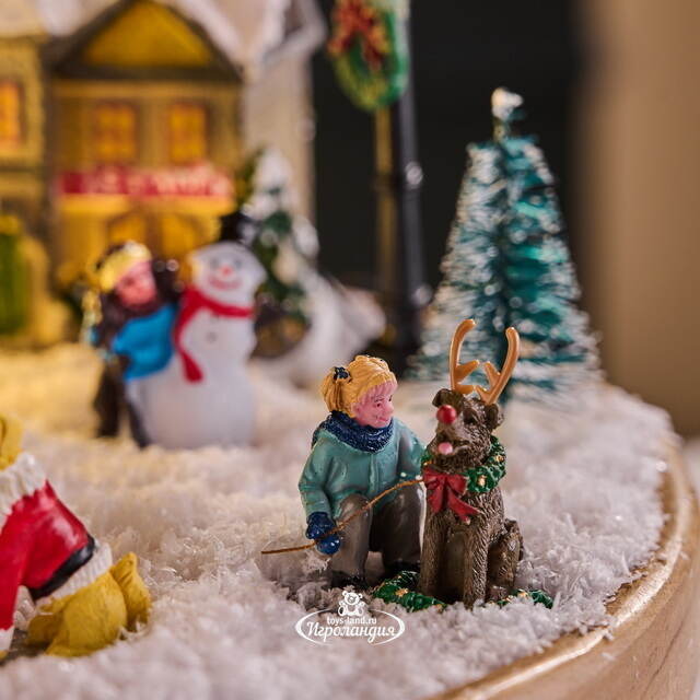 Набор фигурок Подготовка к Собачьему Маскараду 4 см, 3 шт Lemax (Лемакс)