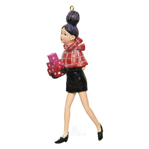 Елочная игрушка Леди Барнелла - Gift Time 13 см, подвеска Kaemingk