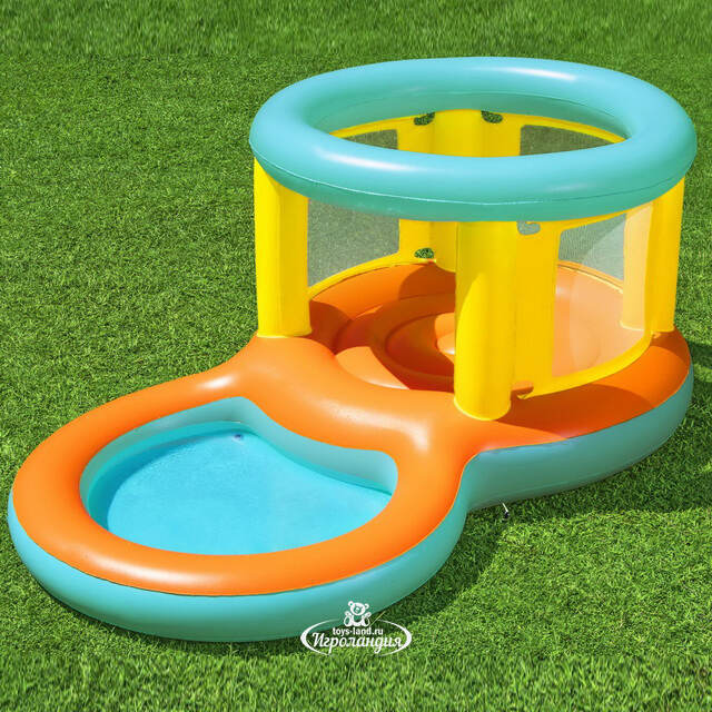 Водный игровой центр Aqua Jumper 239*142*102 см с батутом, клапан Bestway