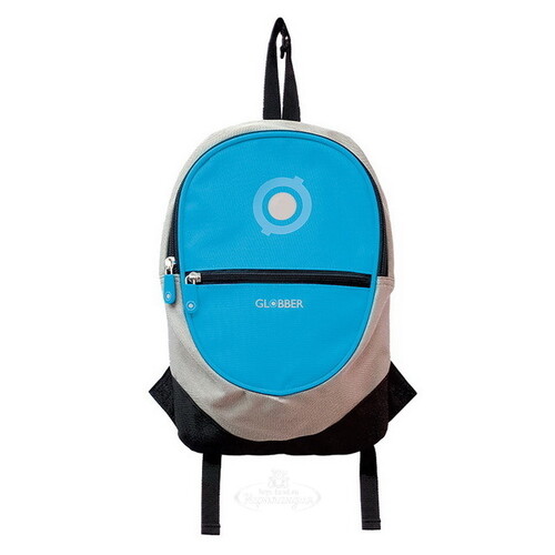 Детский рюкзак Globber с креплением для самокатов, 33*23 см, голубой Globber