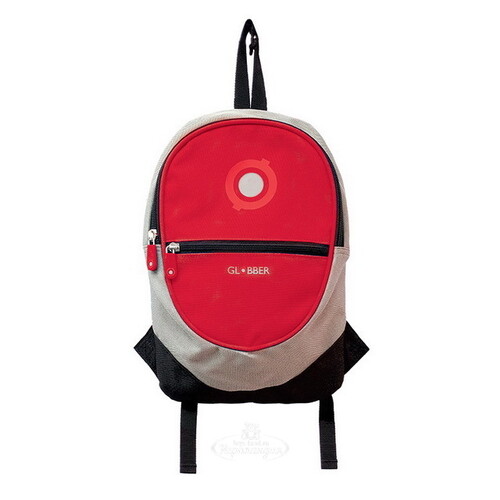 Детский рюкзак Globber с креплением для самокатов, 33*23 см, красный Globber