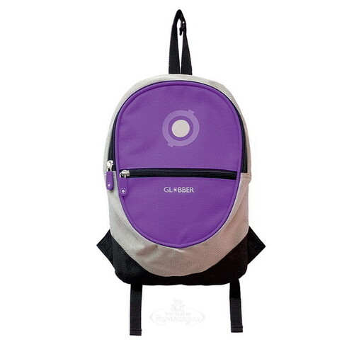 Детский рюкзак Globber с креплением для самокатов, 33*23 см, фиолетовый Globber