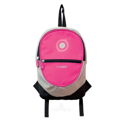 Детский рюкзак Globber с креплением для самокатов, 33*23 см, розовый Globber