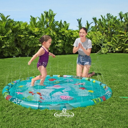 Детский бассейн с надувным дном Ocean Fun 165 см Bestway