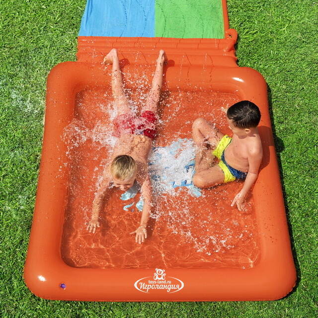 Водная дорожка для скольжения Super Splash - Double Slide 531 см Bestway