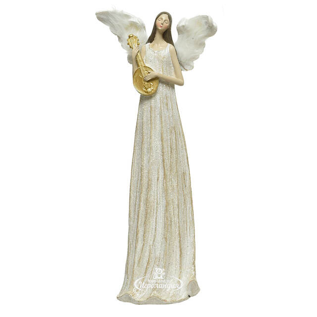 Статуэтка Ангел Лумина с лютней 38 см Kaemingk