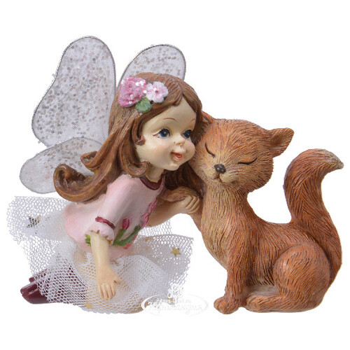 Декоративная фигурка Fairy Adventures: Амелия и Лисичка Санни 12 см Kaemingk