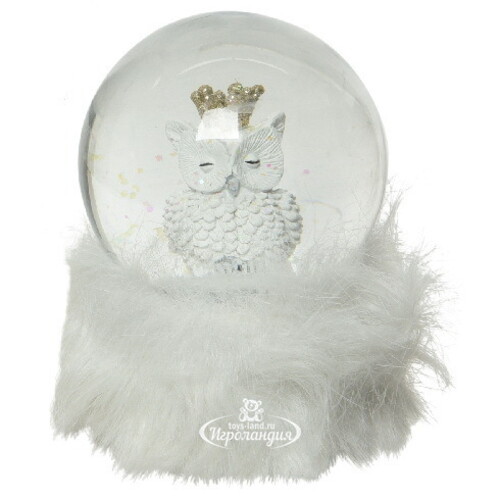 Снежный шар Филин Лазарро - Принц Лихолесья 14 см Kaemingk