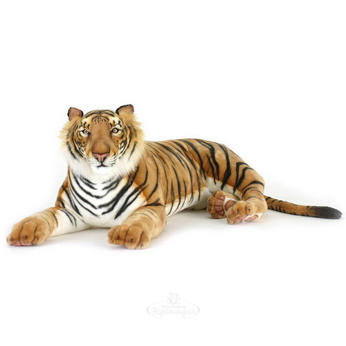 Большая мягкая игрушка Лежащий Тигр 110 см Hansa Creation