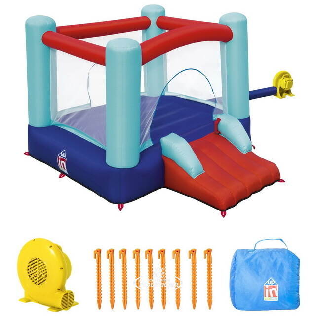 Надувной батут с горкой Jolly Jump 250*210*152 см Bestway