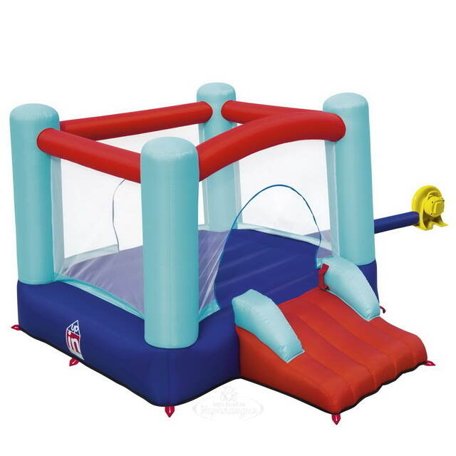 Надувной батут с горкой Jolly Jump 250*210*152 см Bestway