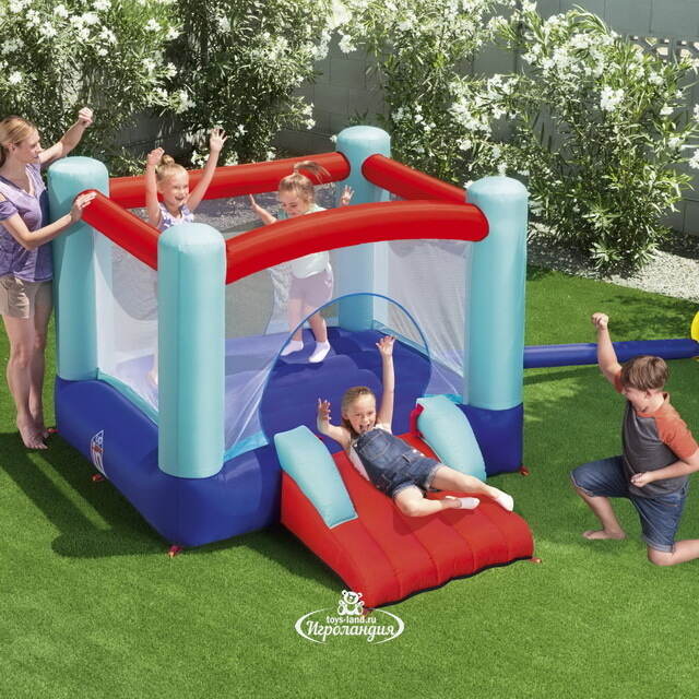 Надувной батут с горкой Jolly Jump 250*210*152 см Bestway