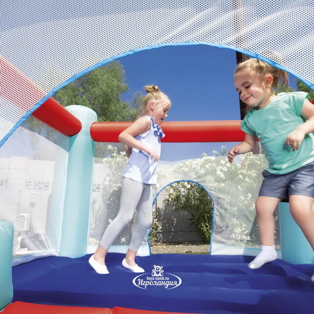 Надувной батут с горкой Jolly Jump 250*210*152 см Bestway