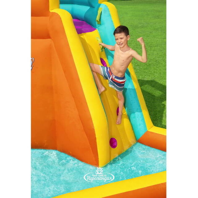 Водный игровой центр с горкой и фонтаном Mega Water Park 565*373*265 см Bestway