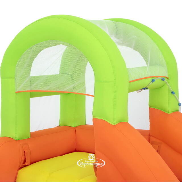 Водный игровой центр с горкой и стеной для скалолазания Canopy Cove 426*369*173 см Bestway