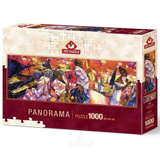 Пазл-панорама Краски джаза, 1000 элементов Art Puzzle