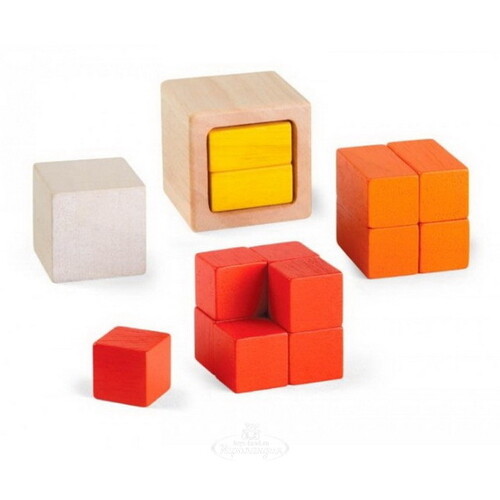 Деревянный набор Кубики Дроби Plan Toys