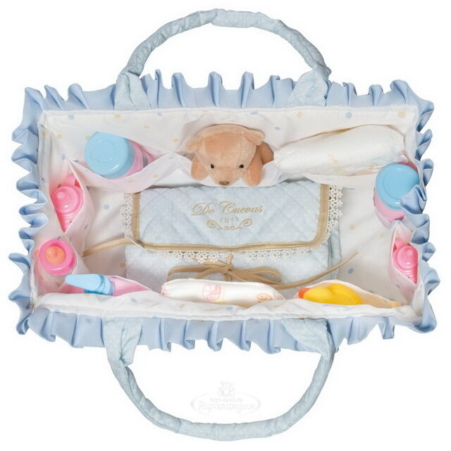 Переноска для куклы Кэрол 40 см с аксессуарами Decuevas Toys (Дэкувьютойс)