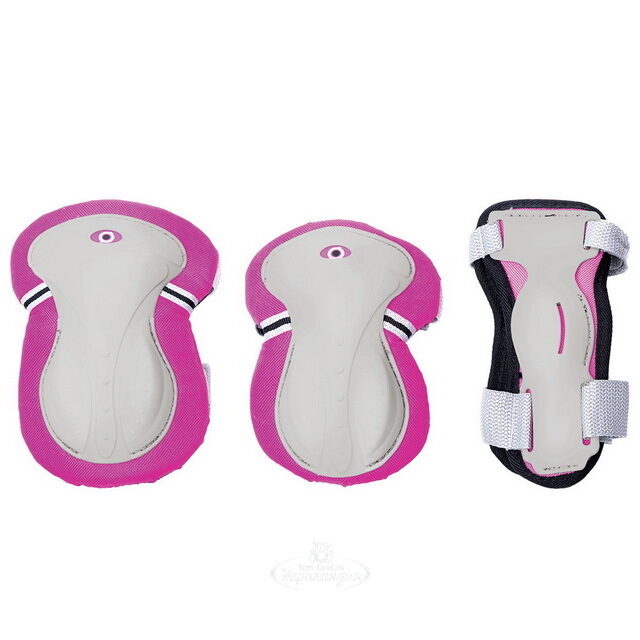 Защита для роликов и самоката Globber XS, 7-12 лет, розовая Globber