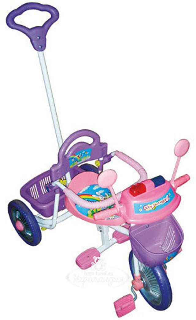 Велосипед "НУ ПОГОДИ!",10"/8", сиреневый 1TOY (1Той)