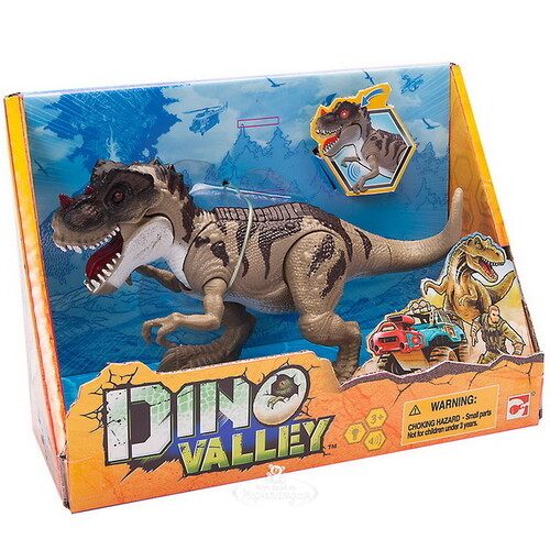 Интерактивная игрушка Динозавр Тираннозавр со светои и звуком Chap Mei