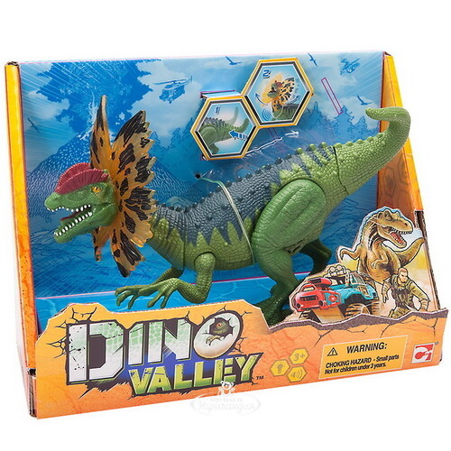 Интерактивная игрушка Динозавр Дилофозавр со светои и звуком Chap Mei