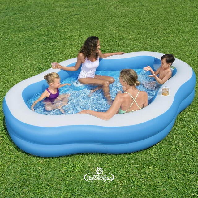 Надувной бассейн Семейный - Splashview 270*198 см, клапан Bestway