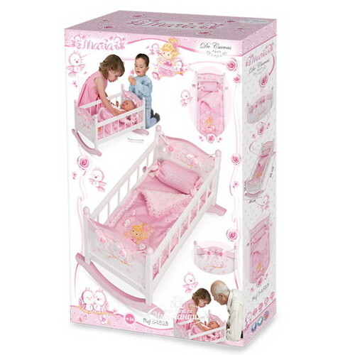 Кроватка-качалка для куклы Мария 56 см Decuevas Toys