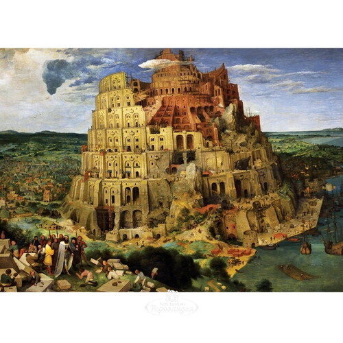 Пазл Питер Брейгель - Вавилонская башня, 2000 элементов Art Puzzle