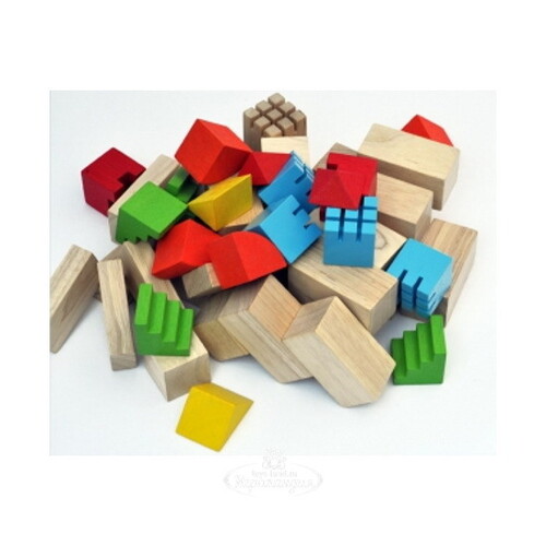Деревянный конструктор Блоки 46 шт Plan Toys