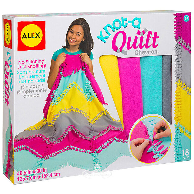 Набор для создания пледа из флиса Волна Alex