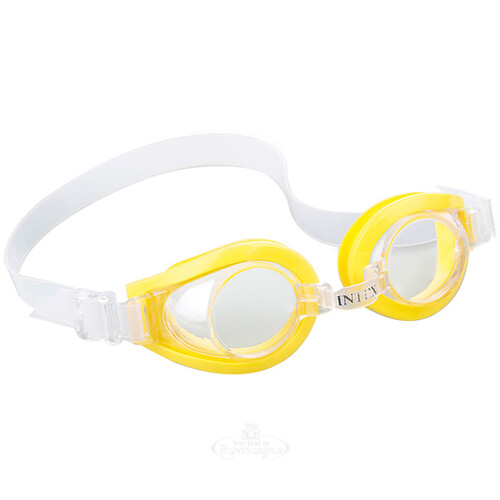 Очки для плавания Play желтые, 3-8 лет INTEX