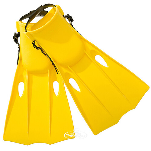 Ласты Swim Fins, размер 38-40 жёлтые INTEX