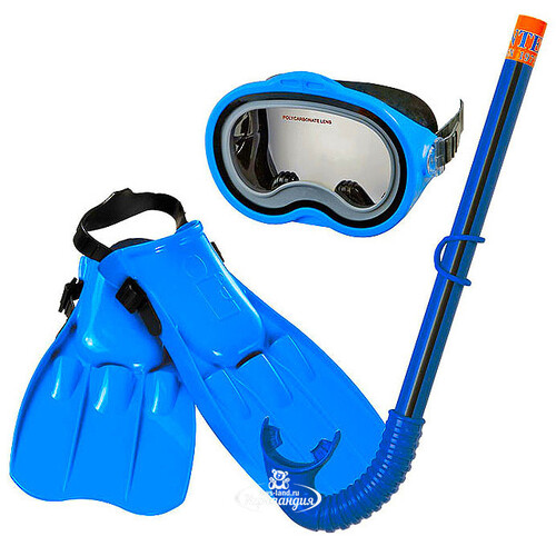Набор для подводного плавания Master Class синий, 8+ INTEX