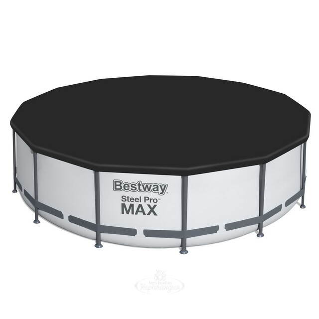 Круглый каркасный бассейн Bestway Steel Pro Max 396*122 см, фильтр-насос, аксессуары Bestway