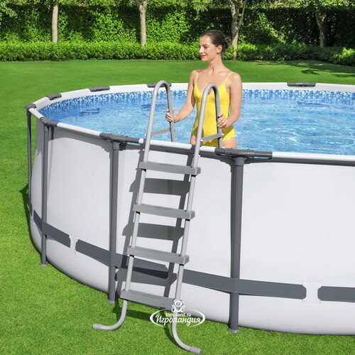 Круглый каркасный бассейн Bestway Steel Pro Max 396*122 см, фильтр-насос, аксессуары Bestway