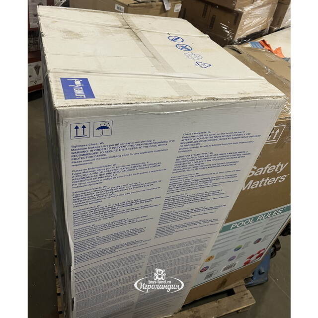 Прямоугольный каркасный бассейн 5619Q Bestway Power Steel 549*274*132 см, песочный фильтр, аксессуары, уцененный Bestway