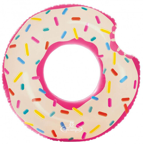 Надувной круг Надкусанный Пончик 94 см INTEX