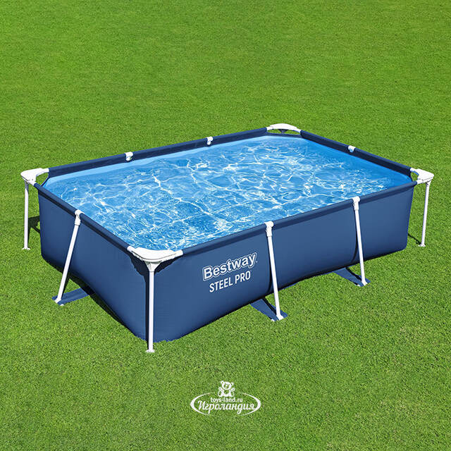 Прямоугольный каркасный бассейн 56403 Bestway Steel Pro (Бествей Стил Про) 259*170*61 см Bestway (Бествей)