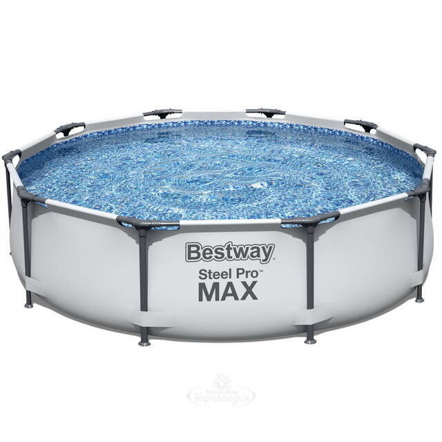 Каркасный бассейн 56408 Bestway Steel Pro Max 305*76 см, фильтр-насос Bestway