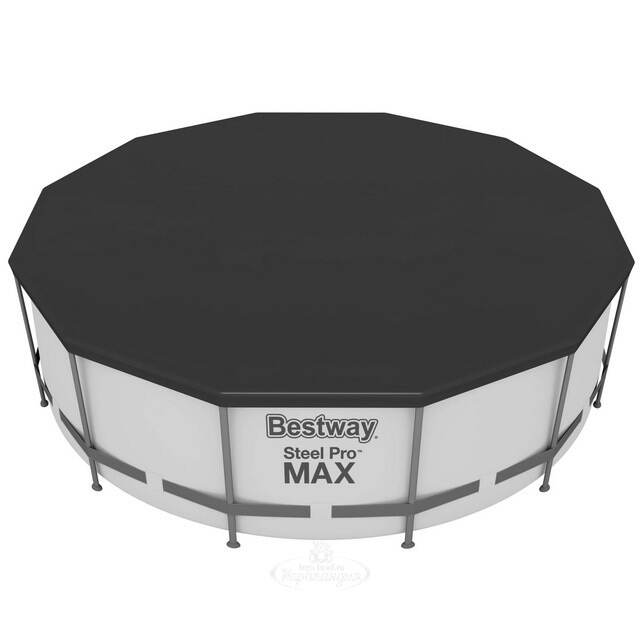 Каркасный бассейн 56420 BestWay Steel Pro Мах 366*122 см, фильтр-насос, аксессуары Bestway